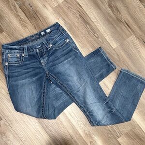 Miss Me Dark Blue Skinny Jeans